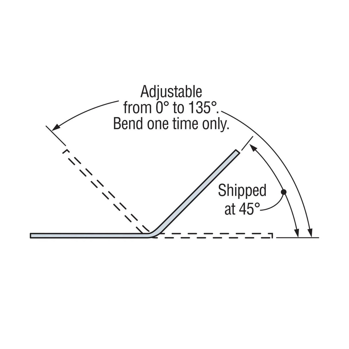 Simpson LS50 Strong-Tie LS 4-7/8" 18-Gauge Galvanized Adjustable L Angle - 4