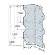 Simpson Strong-Tie LS90 (7-7/8") Adjustable L Angle, 18-Gauge Galvanized - 2