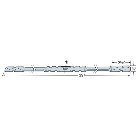 Simpson Strong-Tie LTB40 (39") 22-Gauge Galvanized Tension Bridging