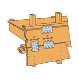 Simpson LTP5 Strong-Tie Lateral Tie Plate for Wood Construction - 5