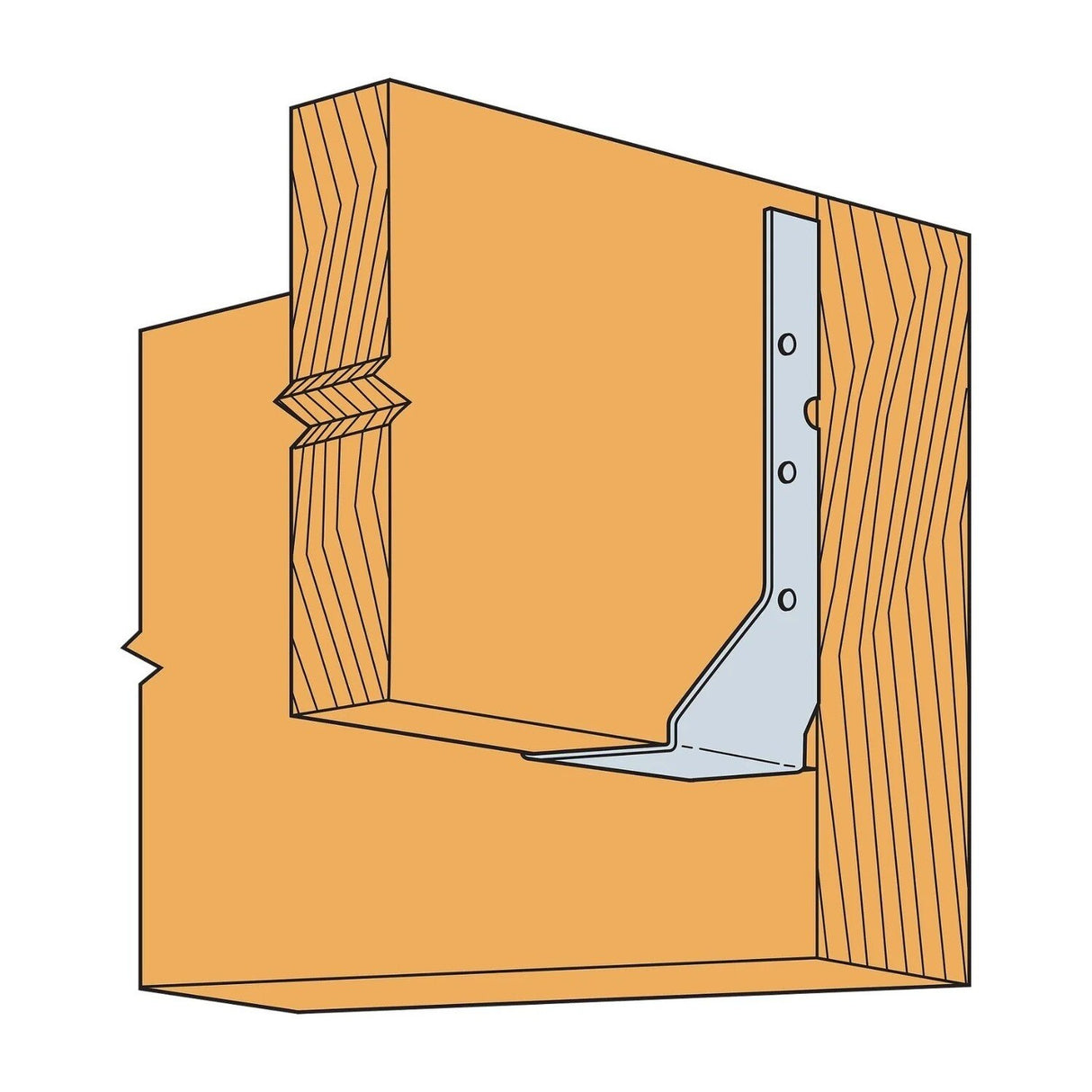 Simpson Strong-Tie LUC210Z (2" x 10") Concealed Face Mount Joist Hanger - 2