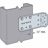 Simpson Strong-Tie MFCB45.5-R25 (5-1/2") Bypass Framing Fixed-Clip Connector (25 Pack) - 2