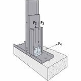 Simpson Strong-Tie MFCB45.5-R25 (5-1/2") Bypass Framing Fixed-Clip Connector (25 Pack) - 8