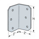 Simpson Strong-Tie ML24Z (2 in. x 4 in.) Medium L Angle with ZMAX Finish - 2