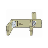 Simpson Strong-Tie ML24Z (2 in. x 4 in.) Medium L Angle with ZMAX Finish - 4