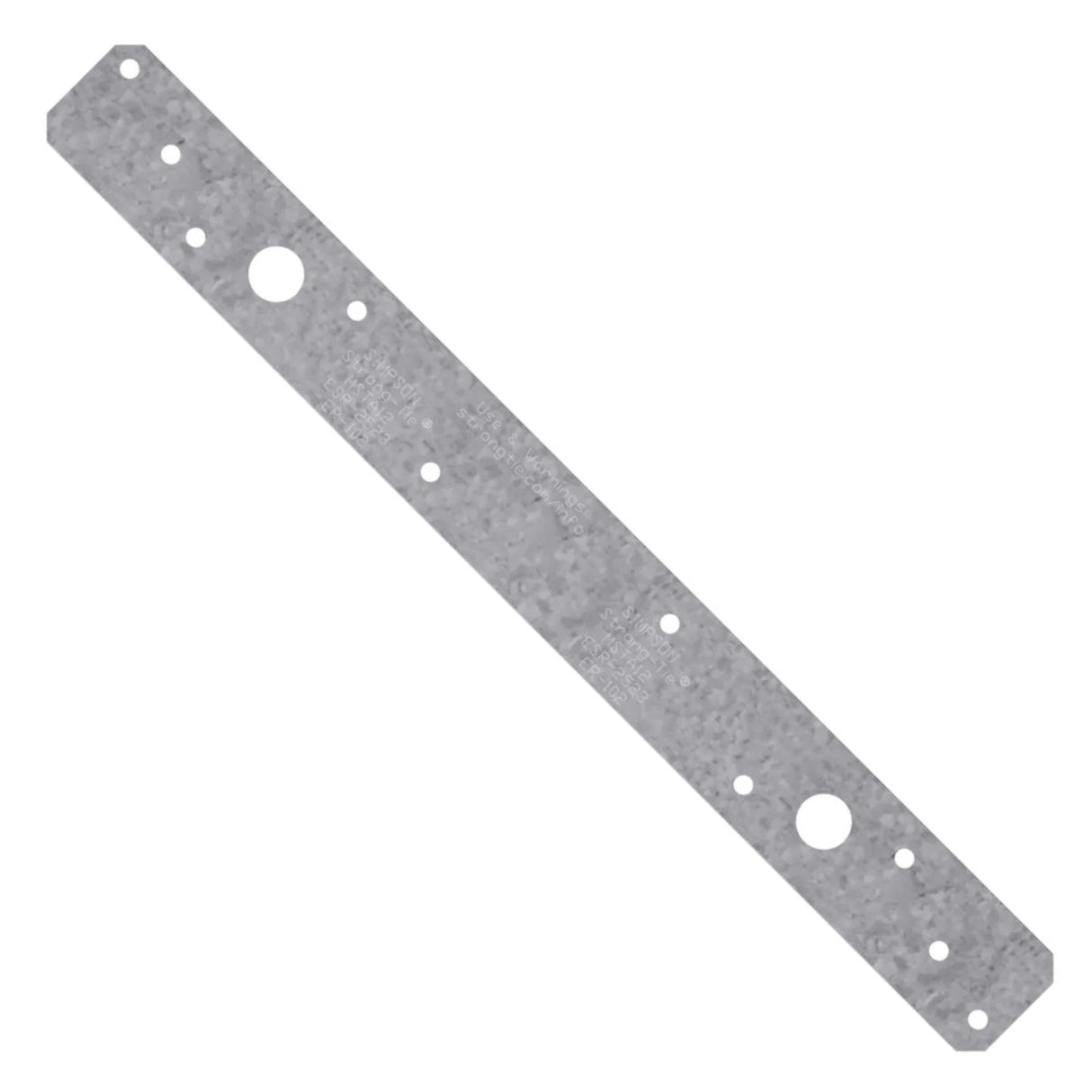 Simpson Strong-Tie MSTA18SS (18") 18 Gauge Medium Strap Tie - Stainless Steel