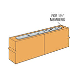 Simpson Strong-Tie MSTA18SS (18") 18 Gauge Medium Strap Tie - Stainless Steel - 2