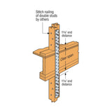 Simpson Strong-Tie MSTA30 (30") 16 Gauge Medium Strap Tie - G90 Galvanized - 3