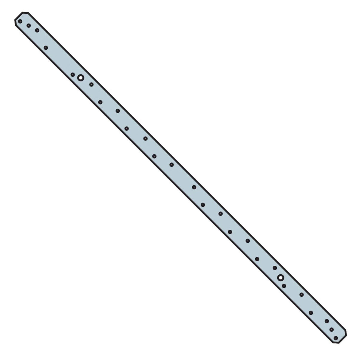 Simpson MSTA36Z Strong-Tie 36" 16-Gauge ZMAX Galvanized Medium Strap Tie - 3