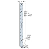 Simpson Strong-Tie MSTC48B3 (44-7/8 in.) Pre-Bent Strap, 14 gauge - Galvanized - 2