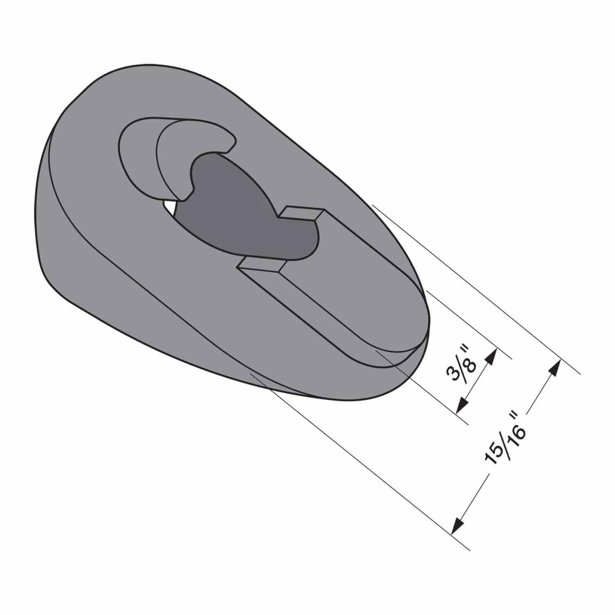 Simpson Strong-Tie MTW45-8-R10 (45 Degree) Mass Timber Angled Washer Zinc Galvanized (10 Pack) - 4