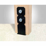 Simpson Strong-Tie OCB66 (5-1/2" x 5-1/2") 3 Gauge Ornamental Column Base - Black Powder Coated - 2