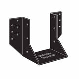 Simpson OHU612-SDS3 Strong-Tie Black Powder-Coated Ornamental Joist Hanger for 6x12 with SDS Screws - Decorative Heavy-Duty Wood Connector