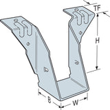 Simpson Strong-Tie PF24 (2x4) 18Ga Post-Frame Top-Flange Hanger - G90 Galvanized - 2