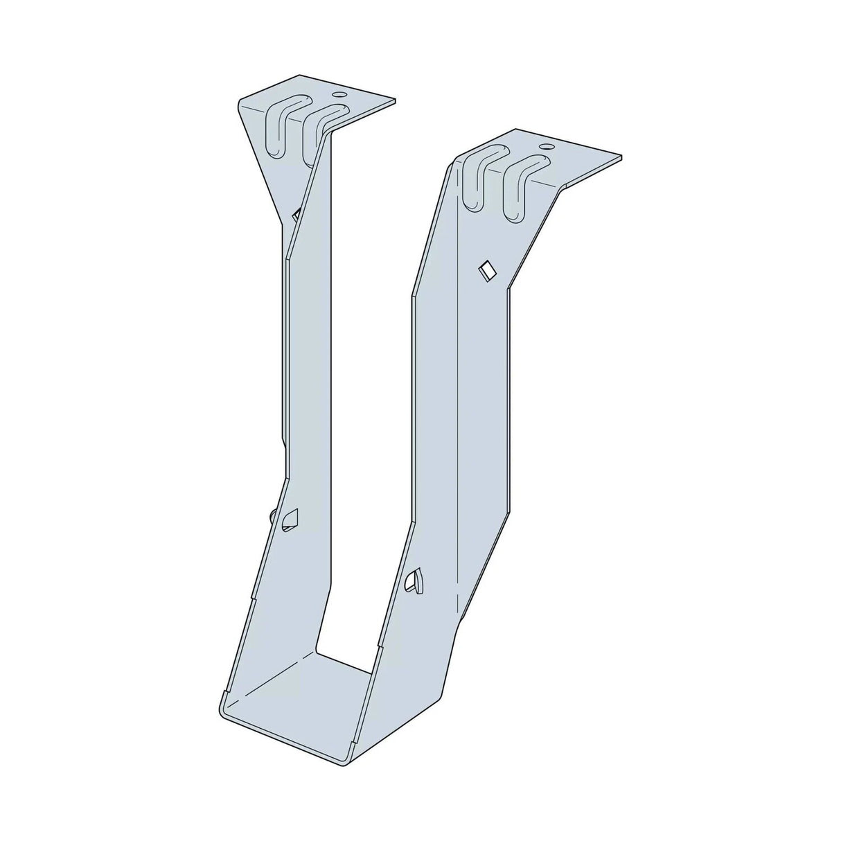 Simpson Strong-Tie PF26 (2x6) 8Ga Post-Frame Top-Flange Hanger - G90 Galvanized - 3