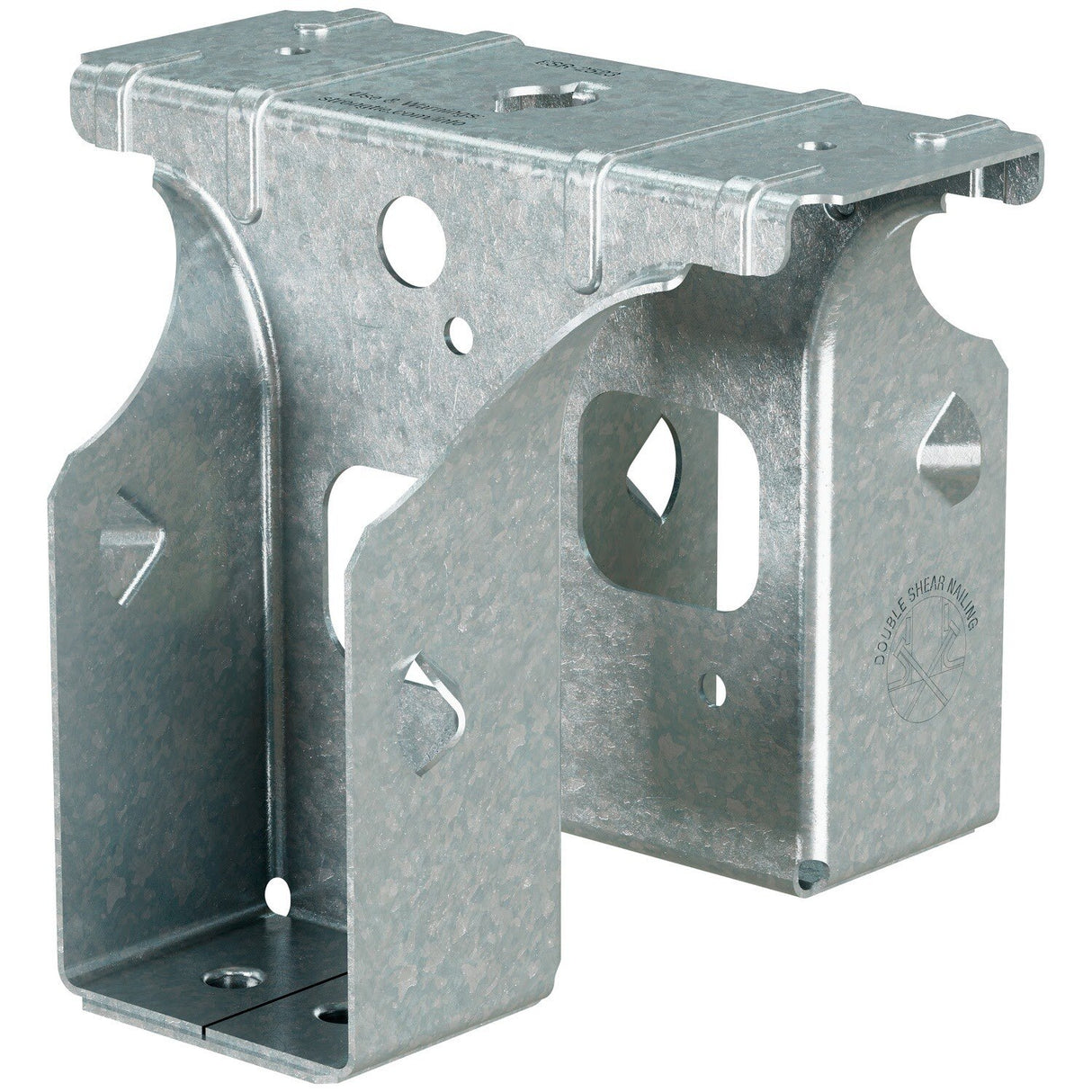 Simpson PFDS28B Strong-Tie Galvanized Post-Frame Saddle Hanger for Double 2x8