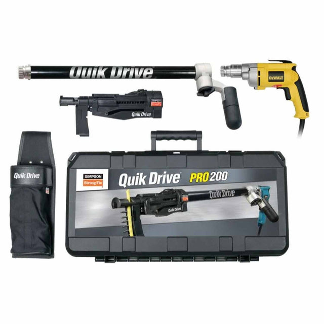 Simpson Strong-Tie PRO200G2D25K Quik Drive (2500 RPM) PRO200G2 Drywall System with DeWalt Screwdriver Motor