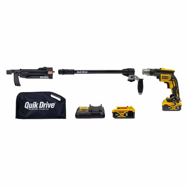 Simpson Strong-Tie PRO200SG2C2K Quik Drive (2500 RPM) Cordless PRO200S Multi-Purpose System with DeWalt 2500 RPM Screwdriver Motor