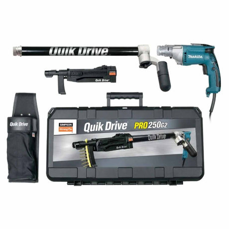 Simpson PRO250G2M25K Quik Drive Quik Drive PRO250 Subfloor System w/Makita 2500RPM Screwdriver Motor