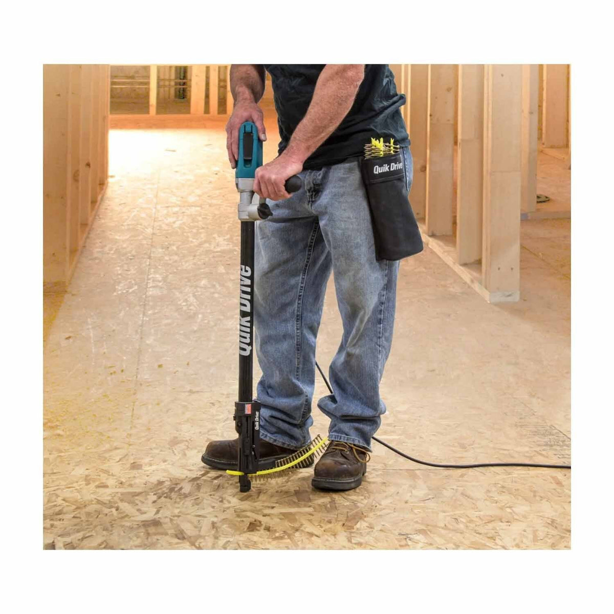 Simpson Strong-Tie PRO250G2M25K Quik Drive PRO250 Subfloor System w/ Makita 2500 RPM Screwdriver Motor - 5