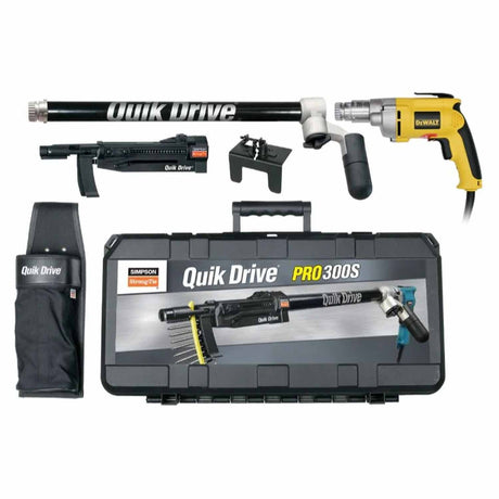 Simpson Strong-Tie PRO300SD25K Quik Drive PRO300SG2 Decking System w/DeWalt 2500 RPM Screwdriver