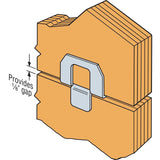 Simpson PSCL 7/16 Panel Sheathing Clip for 7/16-in. Plywood (250 Pack) - 2