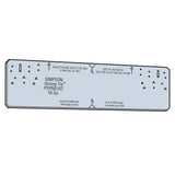 Simpson Strong-Tie PSPN516Z (5" x 16-5/16") Protecting Shield Plate - ZMAX Finish - 2