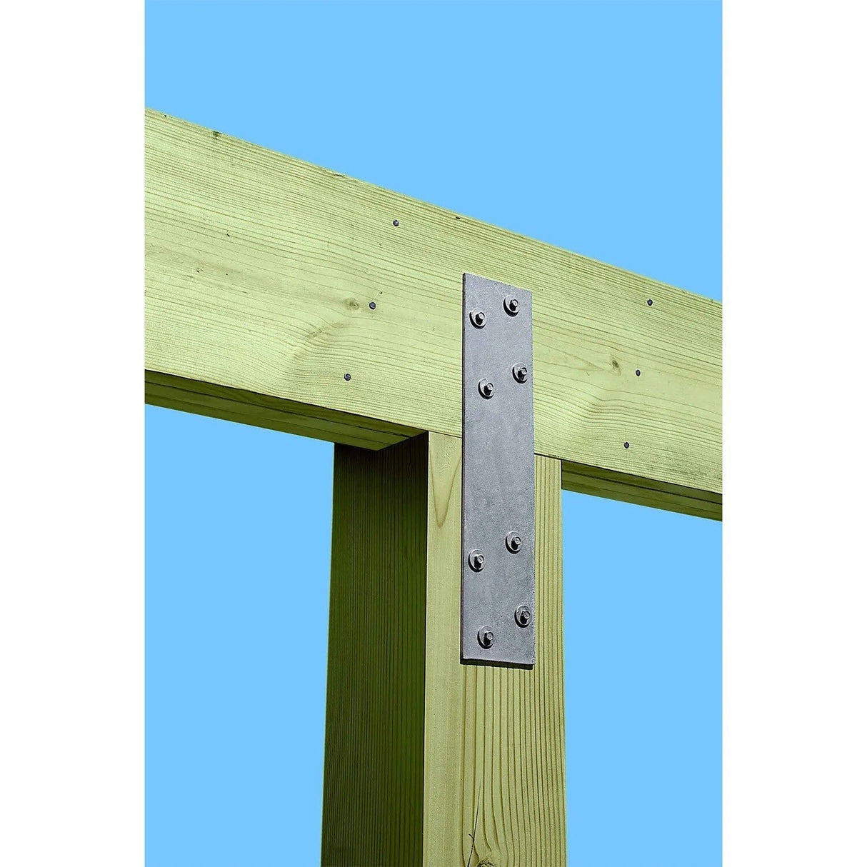 Simpson Strong-Tie PSQ418 Piling Strap Hot-Dip Galvanized for Wood-to-Wood Connections - 3