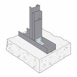 Simpson Strong-Tie RCA-C223/97-R90 (2" x 2" x 3" 12-Gauge) Rigid Connector Angle for Concrete (90 Pack) - 6