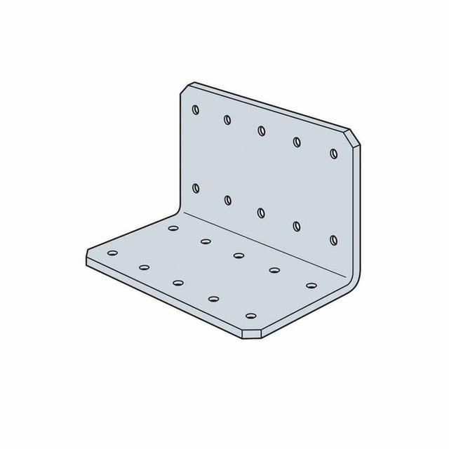 Simpson Strong-Tie RCA335/54-R60 (3" x 3" x 5" 16-Gauge) Galvanized Rigid Connector Angle (60 Pack)
