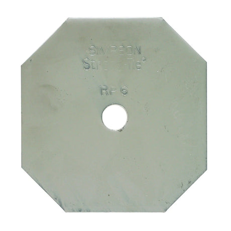 Simpson RP6 Strong-Tie Retrofit Plate Gray Paint