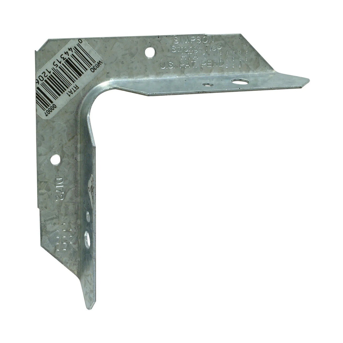 Simpson Rta4 Simpson Strong-Tie RTA1 (1x1) 18 Gauge Rigid Tie Angle for 1x1 Joist/P ...