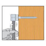 Simpson Strong-Tie RWH37200 (1/4" x 2", 3/8" Rod) Wood Rod Hanger Horizontal Threaded Anchor for Rod (25 Pack) - 3