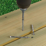 Simpson Strong-Tie S07300WP5 Deck-Drive (#7 x 3") T-15 DWP Wood SS Screw, Trim Head, Type 305 (5 lb. Tub) - 3