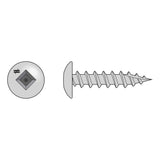 Simpson Strong-Tie S08C100TSM #8 x 1" #2 Square Drive) Truss-Head Screw, Type 305 (1000 Pack)
