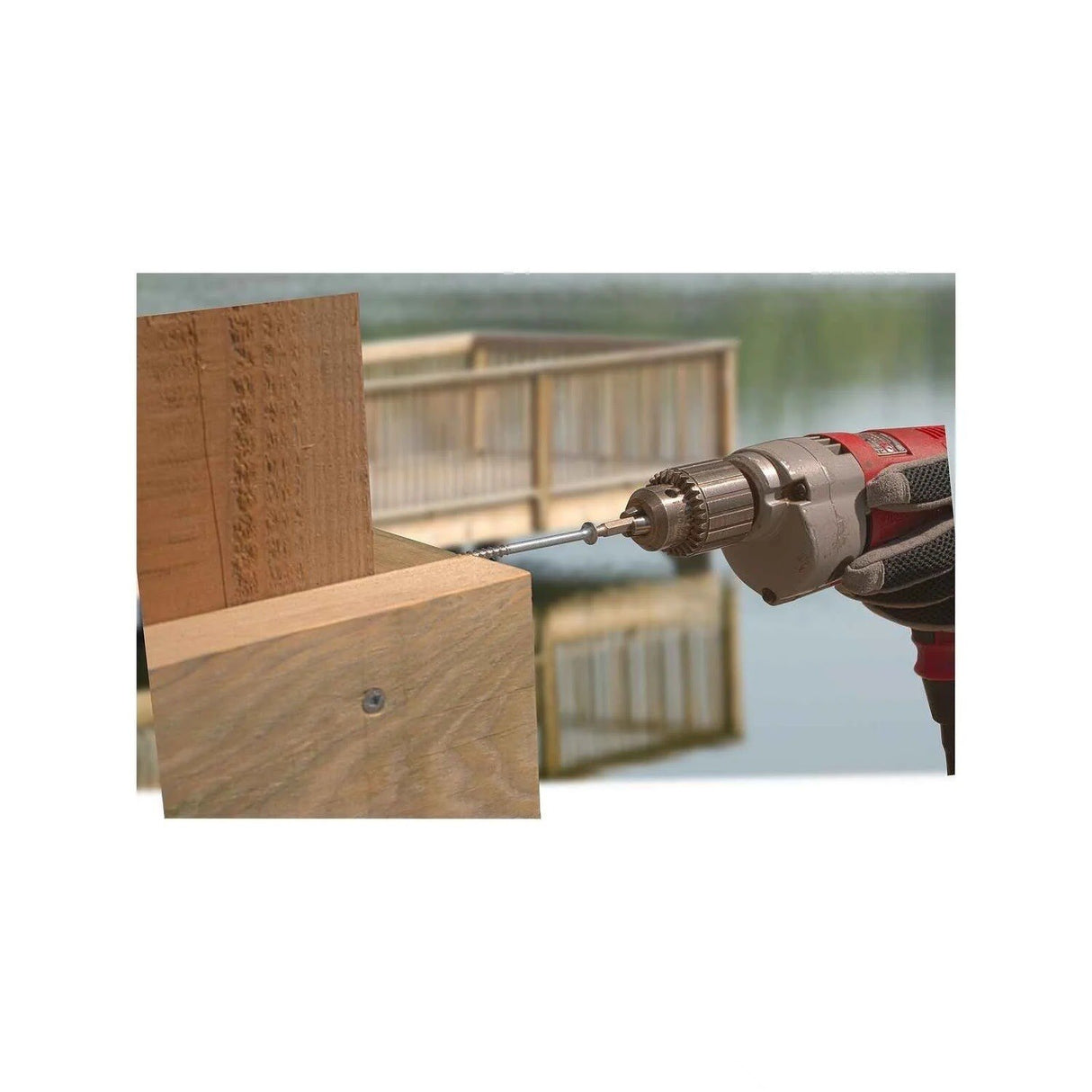 Simpson Strong-Tie S10300DBB (#10 x 3") Bugle-Head Wood Screw, Square Drive, Type 305 (1500 Pack) - 5