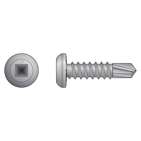 Simpson Strong-Tie S10T200P25 (#10 x 2") Self-Drilling Flat-Pan-Head Screw - Type 305 (25 Pack)