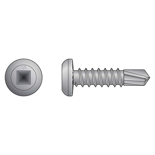 Simpson Strong-Tie S10T200P25 (#10 x 2") Self-Drilling Flat-Pan-Head Screw - Type 305 (25 Pack)