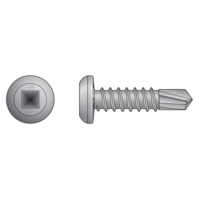 Simpson Strong-Tie S10T200PDM (#10 x 2") Self-Drilling Flat-Pan-Head Screw - Type 305 (1000 Pack)