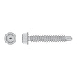 Simpson Strong-Tie S12150HDUC Self-Drilling Hex-Washer Head Screw - 305 Stainless Steel (100 Pack)