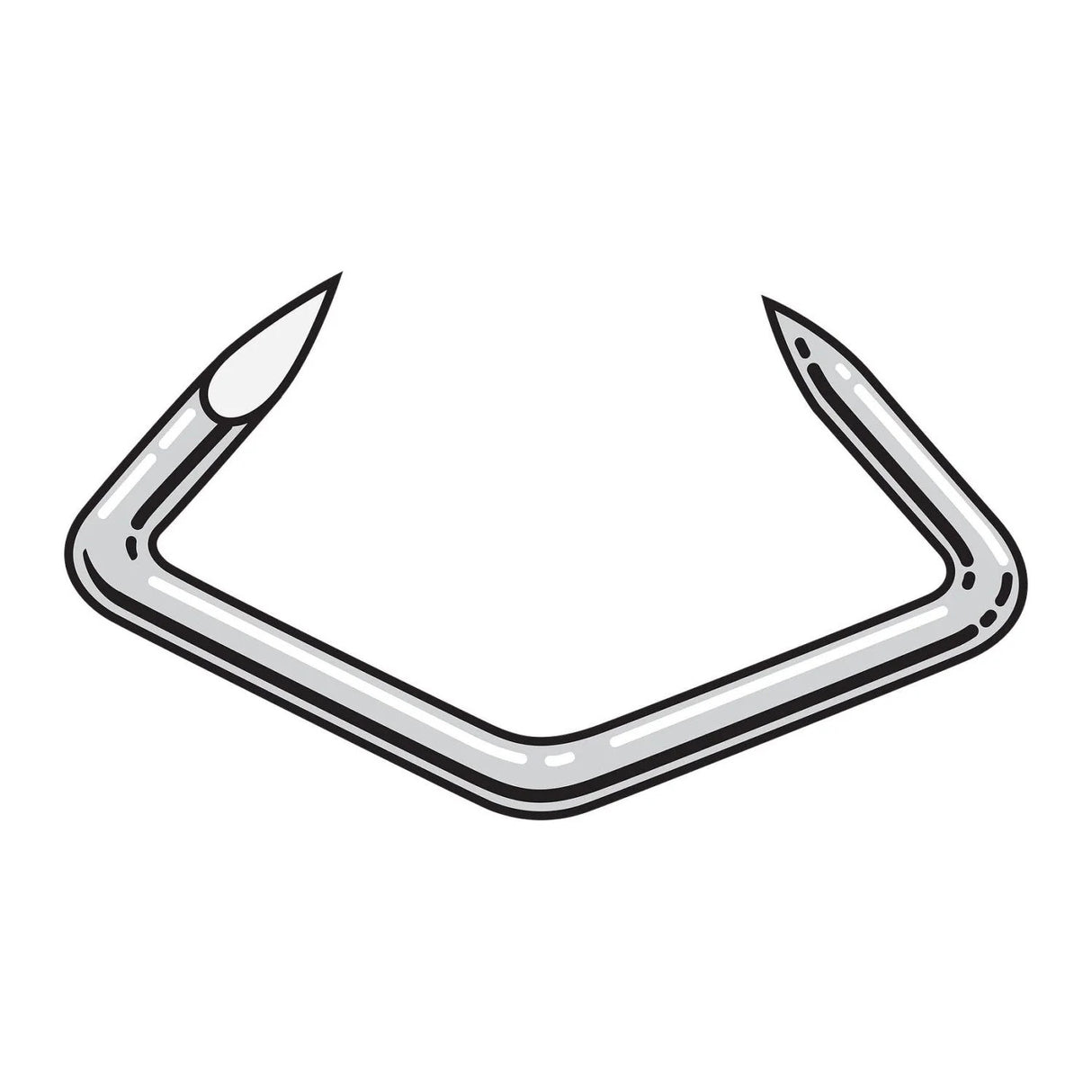 Simpson Strong-Tie S13075HR5 1.57" 13 Gauge Hog Rings, Hill Pattern - 304 Stainless Steel (5 lb.)