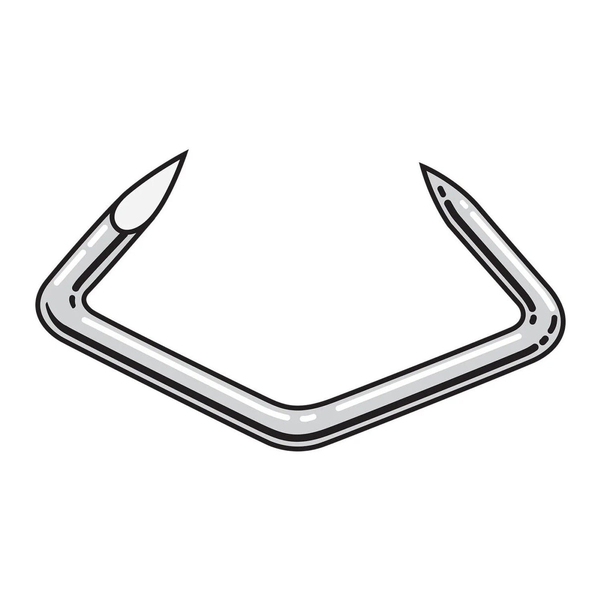 Simpson Strong-Tie S13075HRB (1.57") 13 Gauge Hog Rings, Hill Pattern - 304 Stainless Steel (25 lb.)