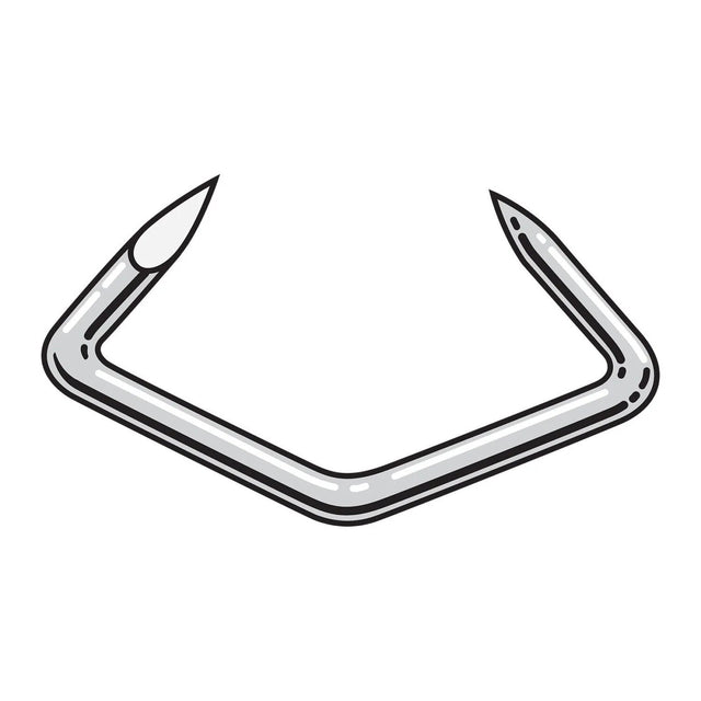 Simpson Strong-Tie S13075HRB (1.57") 13 Gauge Hog Rings, Hill Pattern - 304 Stainless Steel (25 lb.)
