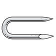 Simpson Strong-Tie S13125FSB (1-1/4") 13 Gauge Fencing Staples - 304 Stainless Steel (25 lb. Pkg)