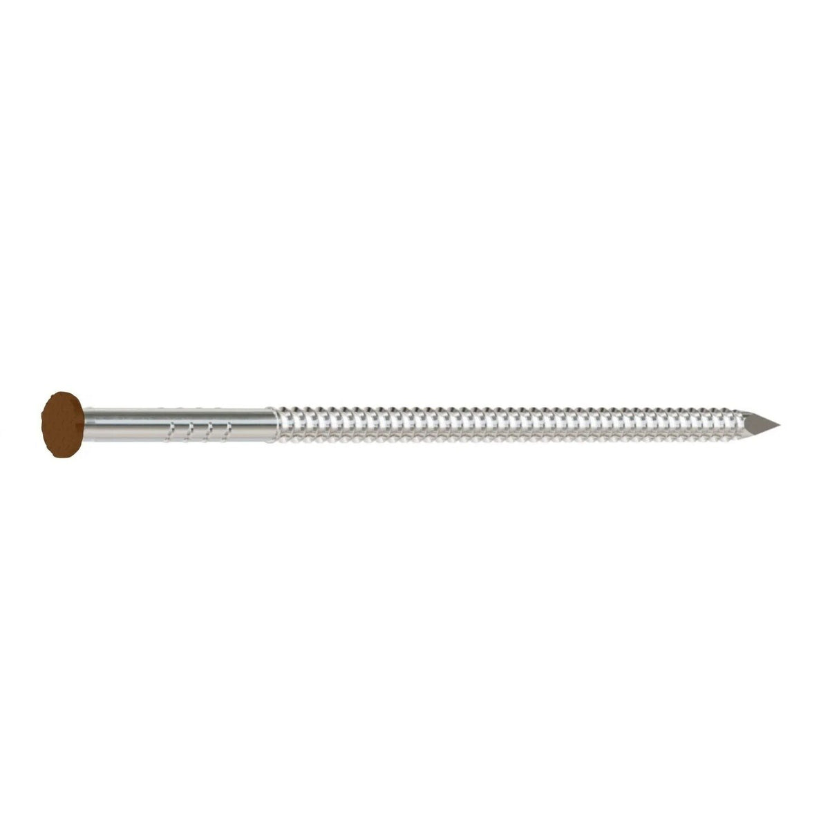 Simpson Strong-Tie S16SNDB1 (3-1/2" x .120") 11ga Stainless Steel Painted Siding Nail - Dark Brown (1 lb.)