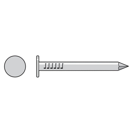 Simpson Strong-Tie S810RNB (2-1/2" x .131") Stainless Steel Roofing Nail - Smooth Shank Type 304 (25 Pack)