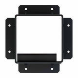 Simpson Strong-Tie SAGE-B66-KT2 (6x6) Black Powder Coated Sage-B Post Base with Screws (2 Pack) - 3