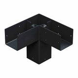Simpson Strong-Tie SAGE-C44-KT2 (4x4) Sage-C Black Powder-Coated Corner Connector with Screws (2 Pack) - 3