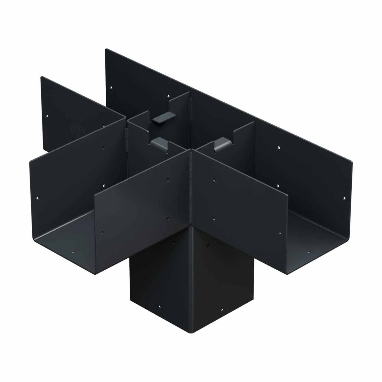 Simpson Strong-Tie SAGE-T66-KT1 (6x6) Sage-T Middle-T Connector Kit with Screws - ZMAX/Black Coating - 3