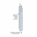 Simpson Strong-Tie SCBH3X15.37-KT (3" x 15-3/8") Concealed Beam Hanger Kit - Electrogalvanized - 4